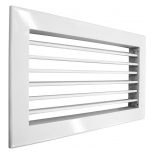 1VA-1000х350 решетка однорядная алюминиевая