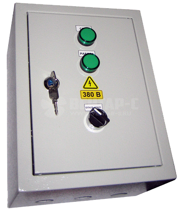 Щит управления противопожарным вентилятором ЩУВ-П-380/37,0кВт/М