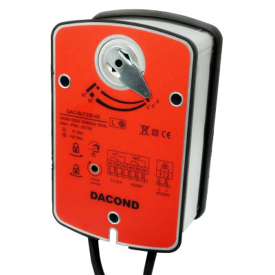 Электропривод DACOND DAC-BLF230-02 (2,5 Н·м, 230 В, для ОЗК, с пружиной)