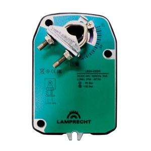 Электропривод с возвратной пружиной LAMPRECHT LB24-05SR-U