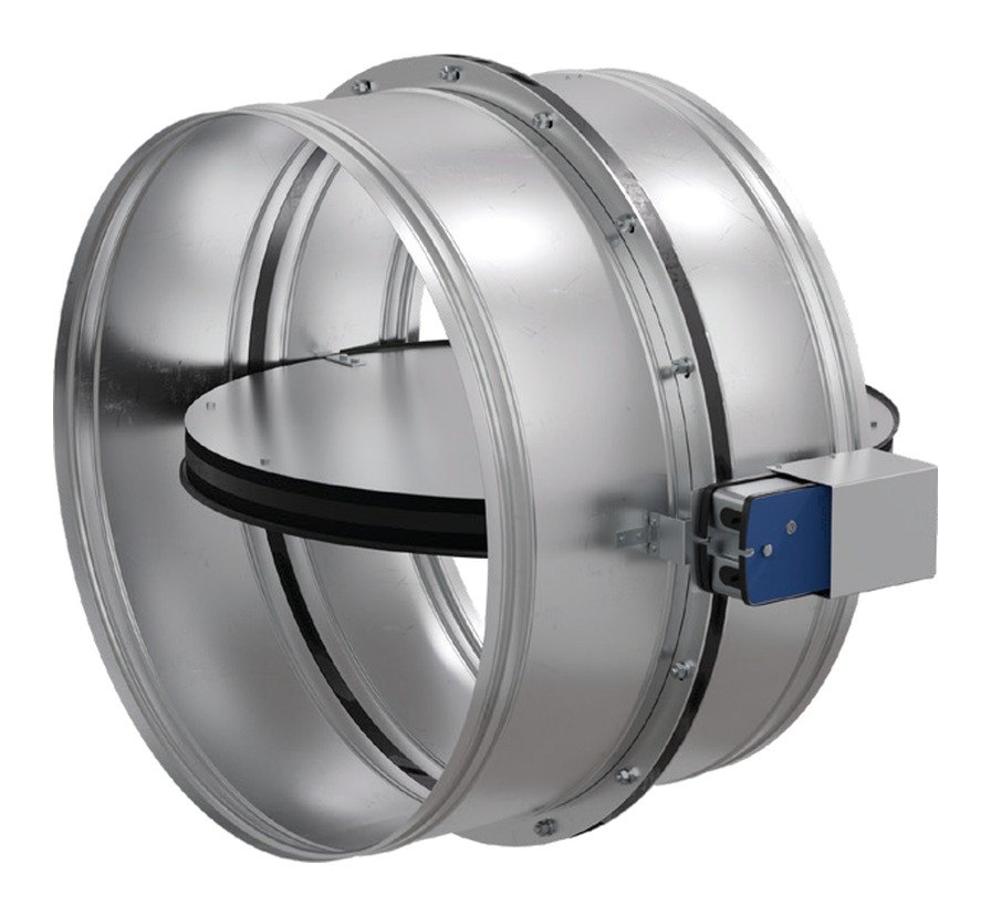 Клапан противопожарный ОЗ-120 круглый Ø225 Клапан противопожарный ОЗ-120 круглый Ø225