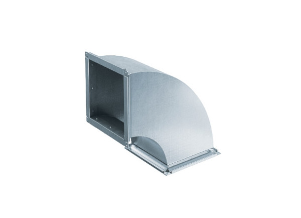 Отвод прямоугольный из нержавеющей стали